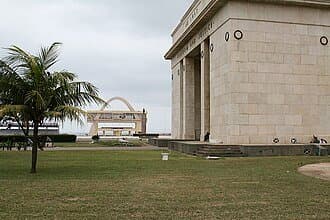 Independence square, one of Ghana's vacation rentals